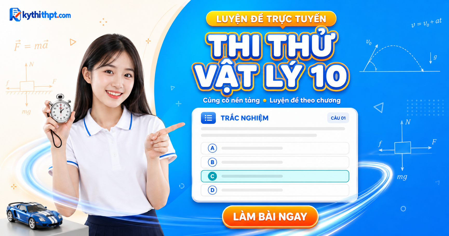 Thi thử Vật lý 10 — kythithpt.com